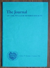 The Journal of the William Morris Society Volume VI Number 3 Summer 1985
