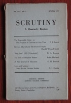 Scrutiny, A Quarterly Review: Vol. XIX No 3 Spring, 1953
