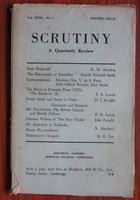 Scrutiny, A Quarterly Review: Vol. XVIII No 3 Winter, 1951-1952
