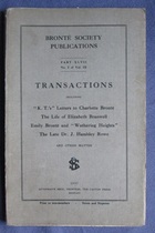 Brontë Society Transactions Part XLVII No. 2 of Vol IX 1937
