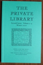 The Private Library, Seventh Series - Volume 3:4 - Winter 2020
