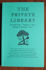 The Private Library, Seventh Series - Volume 3:1 and 2 - Spring and Summer 2020
