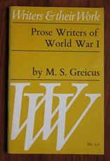 Prose Writers of World War I
