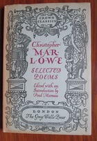 Christopher Marlowe: Selected Poems
