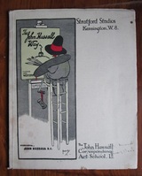 The John Hassall Correspondence Art School with letters and drawings
