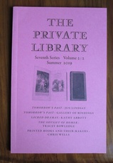 The Private Library, Seventh Series - Volume 2:2 - Summer 2019
