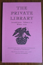 The Private Library, Seventh Series - Volume 2:4 - Winter 2019
