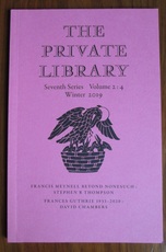 The Private Library, Seventh Series - Volume 2:4 - Winter 2019
